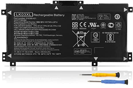 LK03XL Laptop Akku für HP Pavilion 15-CR Envy X360 15-CN0000 15-CN1000 15-CP0000 15-BP000 15-BP100 15-BQ000 15-BQ100 17-AE000 17-AE100 17-BW0000 17-CE0000 17-CE1000 17T-BW000 17T-AE000 15T-CN000 CN100