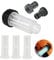 Filtre à Eau pour Nettoyeur Haute Pression, Filtre Anti Sable pour Camping-Car, Pompe de Jardin pour Préfiltre à Eau 3/4 avec 3 Cartouches Filtrantes, 2 Adaptateurs