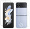 AiMok [6 Piezas Protectores de Pantalla Compatible con Samsung Galaxy Z Flip 4 5G, Protectores de Pantalla TPU Flexible + Protectores de Lentes de Cámara de Vidrio Templado【Antiarañazos】