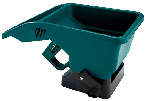 CRESCO 1 Handheld Salt, Seed & Fertiliser Spreader - CR001 | Lightweight Spreader for Small & Uneven Surface Areas | Adjustable Pattern Control & Aperture Setting | For Winter & Summer Spreading