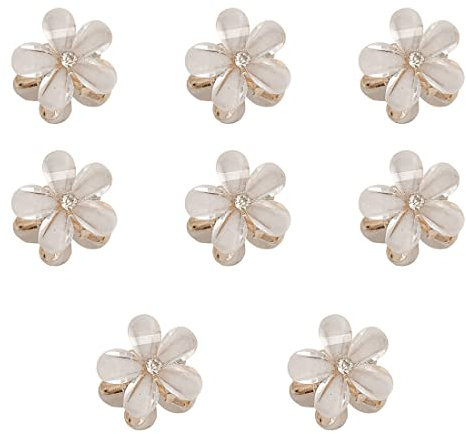 XPEX Lot de 8 Mini Pinces à Cheveux, Pinces à Cheveux pour Filles, Pinces à Cheveux pour Femmes, adaptées au Quotidien, fête, Mariage.