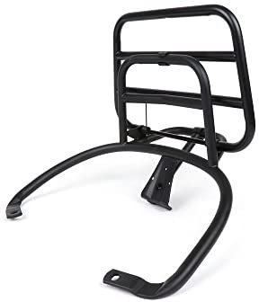 MOTONOSTRA Portapacchi Nero Pieghevole Posteriore Compatibile per Vespa Primavera 50, 125, 150, IGET, ABS, Sprint
