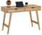 IDIMEX Schreibtisch Milo mit 2 Schubkasten, massives Kiefernholz, stabil und langlebig, ideal für Home-Office, Natur, Schubladen für Stauraum