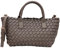 ibalulu Handtasche Damen, PU Leder Retro Gewebte Umhängetasche Damen Tote Bag 2-teiliges Set Shopper Tasche Damen Crossbody Bag Schultertasche Groß Geeignet für Freizeit, Shopping und Wochenendreisen