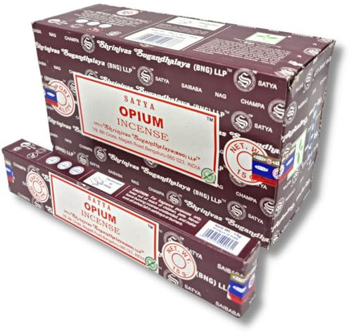 Satya Räucherstäbchen x LAVISA, Meditation, Aromatherapie, Weihrauch (Opium)