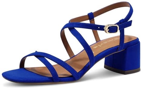 Tamaris Sandalette Damen Vegan Elegant blau,EU 39