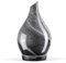 Porseme Aroma Diffuser 280ml, Handgeblasen Glas Diffuser für Ätherische Öle, Luftbefeuchter Ultraschall Cool Mist Leise,7 Arten LED Lichtfarben,Wasserlos Auto-Off BPA Frei für Wohnung (Obsidian)