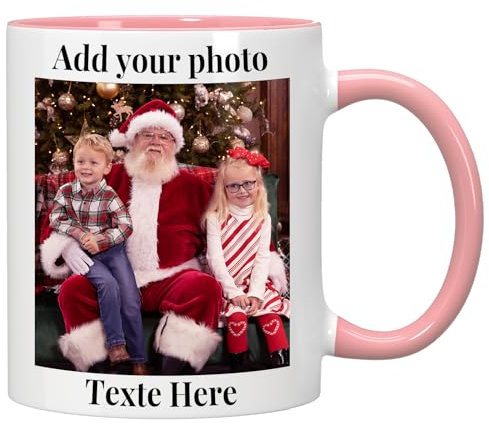 Personalised Mug with Photo Custom Coffee Mug with Picture Personalised Coffee Mugs with Name 11oz Double Side Custom Mug Novelty Custom Gift for Him Or Her