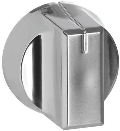 Masterpart Hob Silver Control Knob Dial to Fit Belling, Stoves Oven Hob Cooker Hotplate 083337505