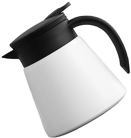 SHOWERORO Botella Térmica Inoxidable De Aislante De Doble Capa Para y Color Blanco y Vertido