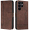 Cqkob Cover per Samsung Galaxy Z Flip 3 Custodia protettiva in silicone TPU premium, Custodia Portafoglio con Supporto Slot per Schede Chiusura Magnetica-Caffè