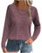 KUIH Ladies Elegant & Casual Long Sleeve Tunic Tops - Tops to Wear with Jeans