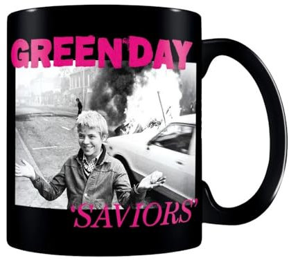 Green Day Saviors Logo Mug (One Size) (Black/Pink/White)