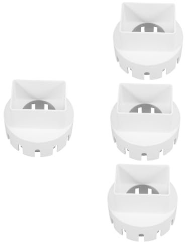 4 Stück Adapter Becken Auspuff Dachrinnenschutz Steckbarer Schlauchanschluss Erweiterbares Schlauchrohr Isolierschaum Regenwasser Umsteller Mini Türdichtleisten Kabel Plastik Weiß Gadpiparty