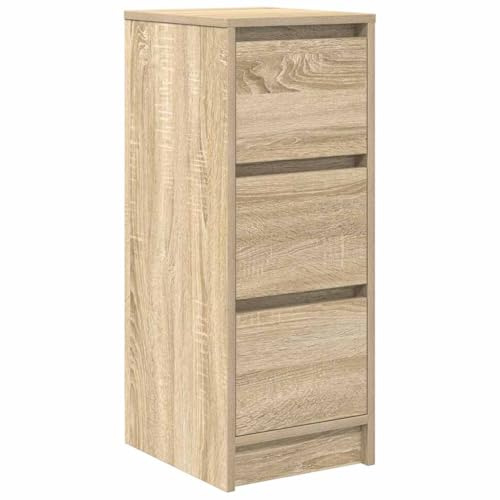 vidaXL Sideboard Sonoma-Eiche 29,5x34x76 cm Holzwerkstoff