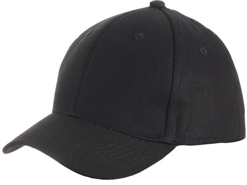 Magnetische Pferdeschwanz-Kappen für einfaches Tragen, atmungsaktive Baumwolle, verstellbare Baseballmütze für langhaarige Frauen, Sport und Fitness, Schwarz