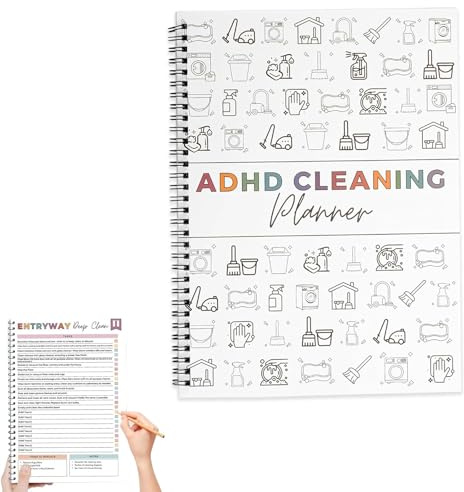 Cleaning Planner, Cleaning Schedule, Cleaning Schedule and Checklist, Household Cleaning Schedule & Checklist Organizer, Daily Weekly Monthly Cleaning Tasks, Efficient Home Management Tool for All ﻿