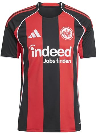adidas Frankfurt SGE Home Trikot Jersey (DE/NL/SE/PL, Alphanumerisch, L, Regular, Regular, Black red)