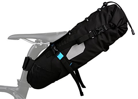 Roswheel Unisex 131372 Bikepacking Satteltasche, Schwarz, Einheitsgröße