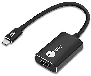 Siig CB-TC0C12-S1 Cable Adapter USB C HDMI Black Cable Adapter USB C HDMI Black