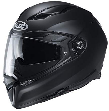 HJC Helmets Herren F70 Motorrad Helm, schwarz, XXL