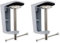 POFET 2pcs regolabile 0-56mm/0-59mm braccio scrivania morsetto lampada da tavolo supporto clip supporto in metallo - 2 colori possono scegliere - bianco, 90 mm