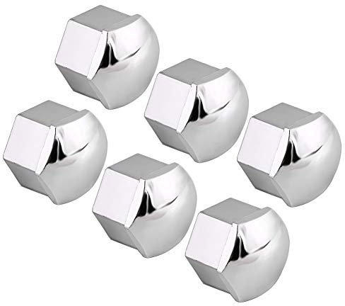 Radschrauben Kappen, Radmuttern Kappen 17Mm, 20-teilige Felgenmutter-Felgenabdeckung, universelle Staubschutzkappe Schutzkappen 17-mm-Mutter Autorad Auto-Nabenschraube Schutz gegen Diebstahl(Silb