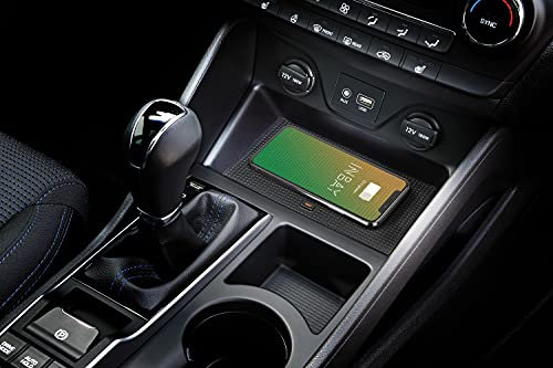 INBAY 10W Handyhalterung Auto Ablagefach Induktiv/Kabellos passend für Hyundai Tucson (TL) 07/2015-12/2020 - Autohalterung Zubehör Innenraum - Qi