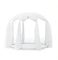 Astreea Igloo Baldachin M, Canopy, Garten Pavillon wasserabweisend aus Aluminium mit Beleuchtung, Pavillon rund, Gartenlaube, Pergola, Sonnenschirm