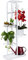Relaxdays Étagère à Plantes en métal, Porte-Fleurs, 6 étages, intérieur, extérieur, H x L x P : 107 x 44 x 24 cm, Blanc