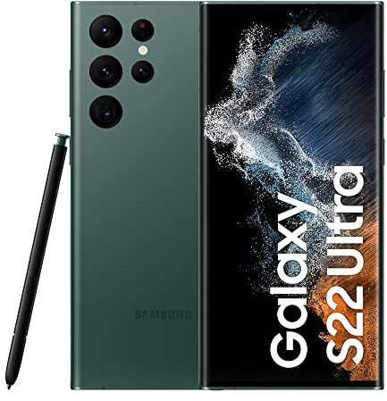 SMARTPHONE SAMSUNG GALAXY S22 ULTRA 6.8 512GB RAM 12GB DUAL SIM 5G GREEN ITALIA