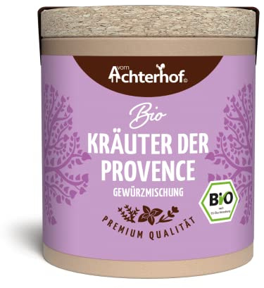 Kräuter der Provence Gewürzmischung Bio 20g | Mediterrane Gewürzmischung mit erlesenen mediterranen Duftkräutern | Kombination feinster französischer Kräuter | vom Achterhof