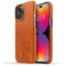 NOVADA Genuine Leather Case for iPhone 14 Pro Max - Compatible with MagSafe - Tan