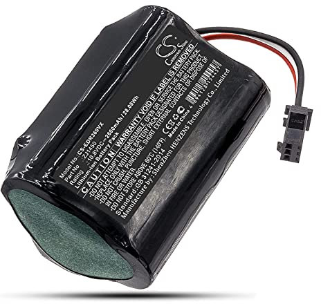 10.8V 2600mAh / 28.08Wh Ecovacs ZJ1450 Akku, Ecovacs D36A, D36B, D36C, D36E, DA60, DA611, DB35, Deebot Slim 1, Deebot Slim 10, Deebot Slim 2 Staubsauger Home Cleaner Heimroboter