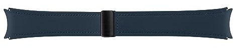 Samsung D-Buckle Hybrid Eco-Leather Band (Normal, S/M) pour Galaxy Watch4 | Watch5 | Watch6 | Watch FE | Watch7 Series, Indigo