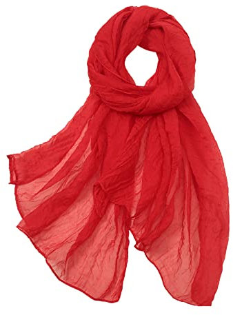 HAQUOS Musselin Schal Damen - Frauen Schal Leichtes damen dicker dreieckstuch Kuschelige Warme Winter Schals Temperament Langschal Deckenschal Winterschal warm Hochwertiges schal-tuch