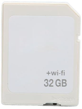 Carte SD WiFi pour Appareil Photo, Carte Mémoire Flash SDHC WiFi Classe 10 32 Go/64 Go pour Appareil Photo, Partage sans Fil, Stockage de Grande capacité, jusqu'à 5 Appareils
