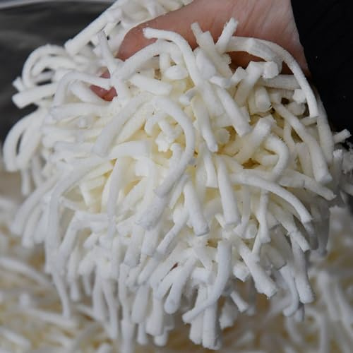 Nurtextil24 Latex Spaghetti Kissenfüllung 10 kg Kissen Füllmaterial | Speziellen Spaghettiform Ergonomische Stützkraft - Füllung für Kopfkissen, Hundekissen, Gesundheitskissen, Sitzkissen