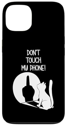 Hülle für iPhone 13 Katzen Handyhülle Dont Touch My Phone