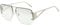 Vintage Rimless Women Sunglasses 2024 New Trending Punk Candy Color Sun Glasses Female Shades UV400 Gradient Eyewear(Color:Silver)