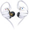 Yinyoo KBEAR KS10 IEMS Cuffie In Ear,1DD 4BA Auricolari Cablati,Diaframma in Nanotubi di Carbonio Composito da 10 mm,Headphone CNC Metal Face da 3,5 mm per Musica in Metallo ed Elettronica