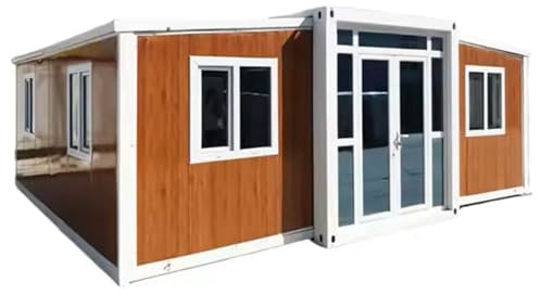 Piccola casa prefabbricata espandibile per vivere in 1 bagno, 3 camere da letto e 1 cucina - Casa pieghevole, casa contenitore, casa portatile, piccola casa per piccole famiglie, pensione modulare