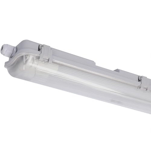 Proventa Feuchtraumleuchte mit LED-Röhren 120 cm 2x 18W neutralweiß IP65