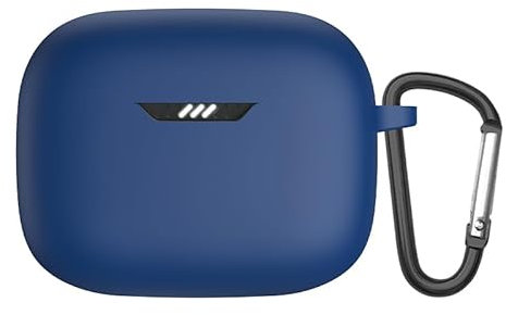 Funda para Auriculares Compatible con JBL Tune Buds, Funda de Silicona para Auriculares Funda de Auriculares Ear Buds Box Auriculares Bluetooth Bolsa de Almacenamiento (sólo el Caso) (Azul)