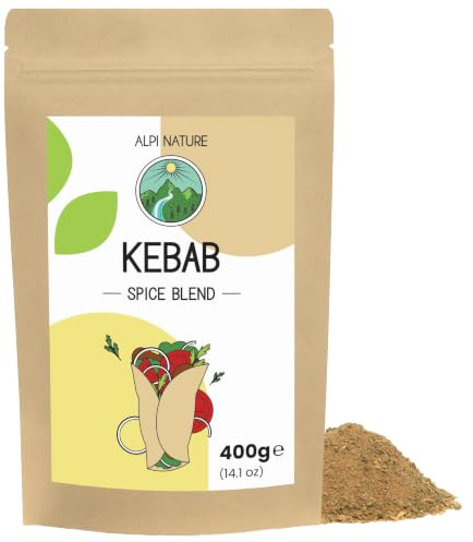 Alpi Nature Doner Kebab Condimento 400g, Mix di Spezie per Döner Kebab di Pollo, Agnello e Carne