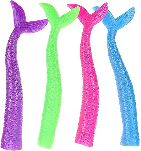 MOLUCKFU 4 Stück Merman Finger Puppe Fingerpuppen Finger-meerjungfrau- Badespielzeug Für Meerjungfrau Fingerspitzenpuppe Fingerpuppe