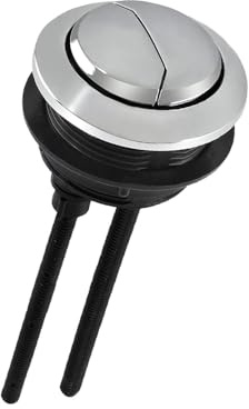Botón de descarga de inodoro, accesorios de repuesto de cisterna con botones de doble pulsador de 49 mm-55 mm para reparación del tanque de agua del inodoro del baño