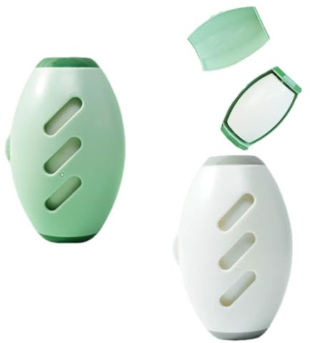 2 Pcs Gel Lint Roller, Lint Roller Reusable, Reusable Lint Roller, Clothes Roller Sticky, Small Portable Lint Ball Remover For Clothes And Pet Hair, Extra Sticky & Washable Gel (Green, White)