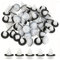 Car Trim Clips Plastic Fasteners, 50 Pcs White Universal Door Trim Clips, Auto Clips Fastener Rivets, Universal Automotive Nylon Bumper Clips Kit, Vehicle Accessories Suitable for Most Car