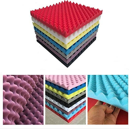 Panneaux acoustiques insonorisants, panneaux en mousse acoustique, lot de 24, 30 x 30 x 2,5 cm, 30 x 30 x 2,5 cm, panneaux muraux en mousse acoustique for studio